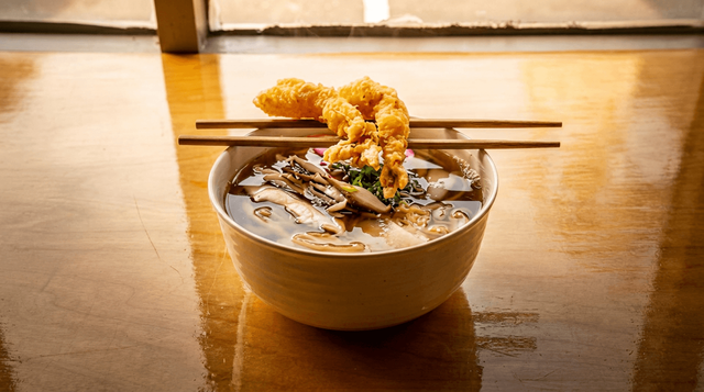 Shrimp Tempura Udon.